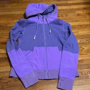 lululemon athletica vintage purple full zip hoodie